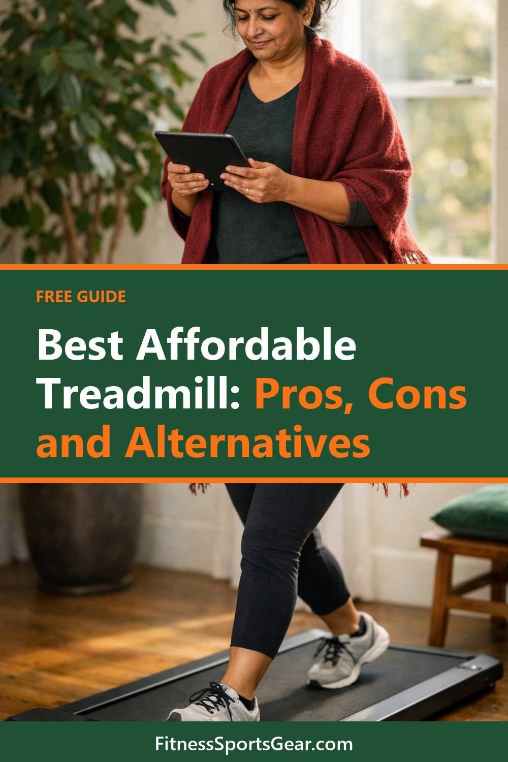 Best Affordable Treadmill: Pros, Cons and Alternatives. A short list of 6 tips with a link to read more.